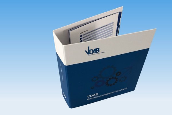 VDAB QM-Handbuch - Qualitätslevel 1 (QPR) inkl. Ordner und ein Satz Register